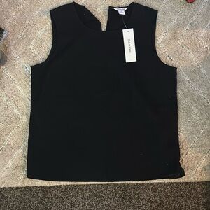 calvin klein black tank top